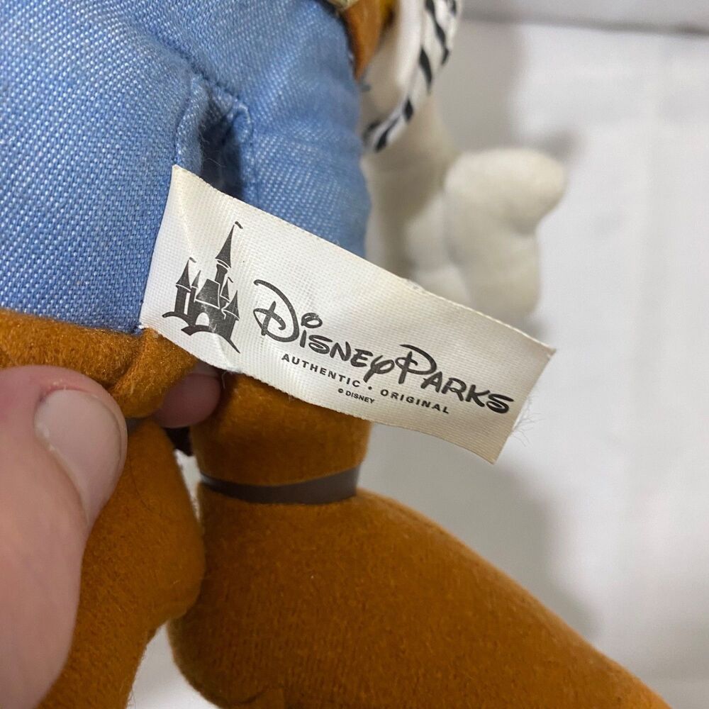 Disney Plush Doll Mickey Mouse Woody 10” Multicolor Toy Story Walt Disney Parks - Picture 4 of 5